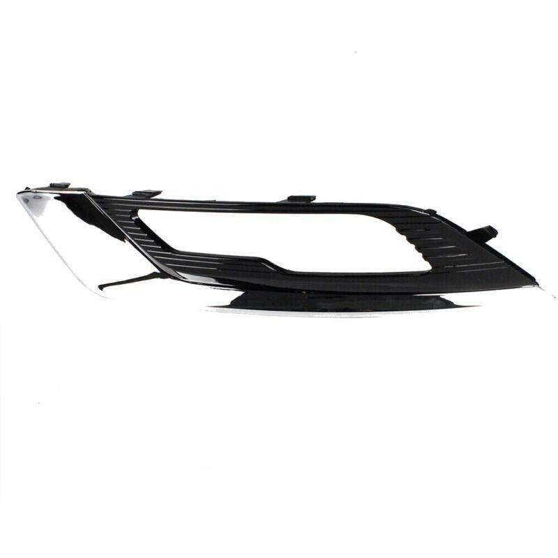 Front Bumper Fog Light Grille Bezel Cover For Ford Fusion 2017 2018 Left Chrome