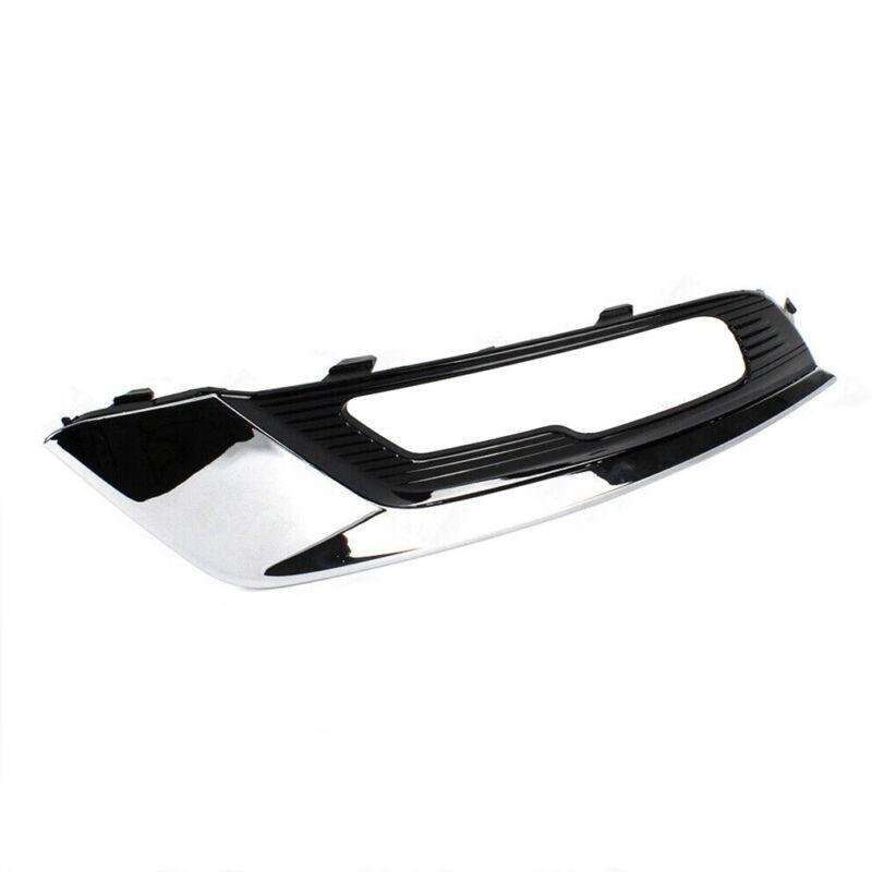 Front Bumper Fog Light Grille Bezel Cover For Ford Fusion 2017 2018 Left Chrome