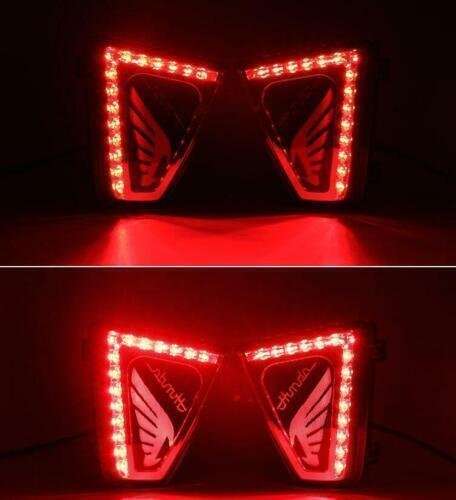 Led Rear Bumper Fog Light Brake light Reversing For Honda Fit Jazz GK5 2014-2017