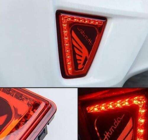 Led Rear Bumper Fog Light Brake light Reversing For Honda Fit Jazz GK5 2014-2017