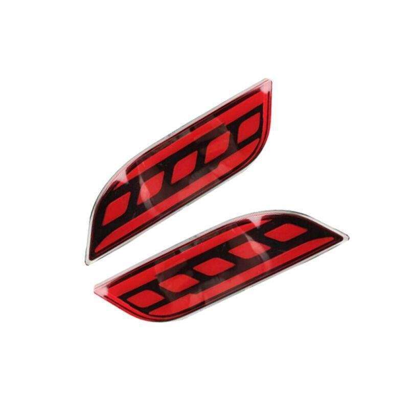 2x LED Rear Fog&amp;Brake Taillight Bumper Reflector Lights For Jeep Compass 17-19