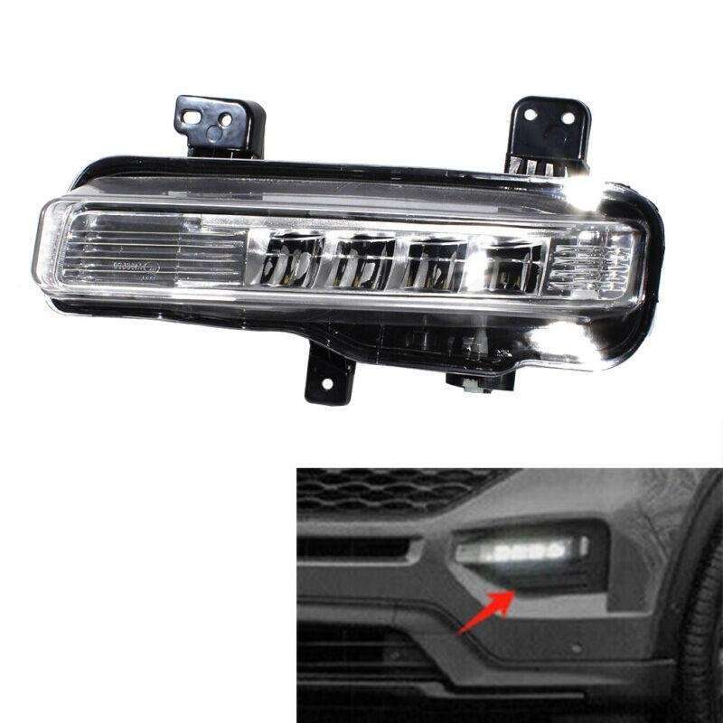 Left Side Front Bumper LED Fog Light Driving Lamp For Ford Explorer 2020-2022