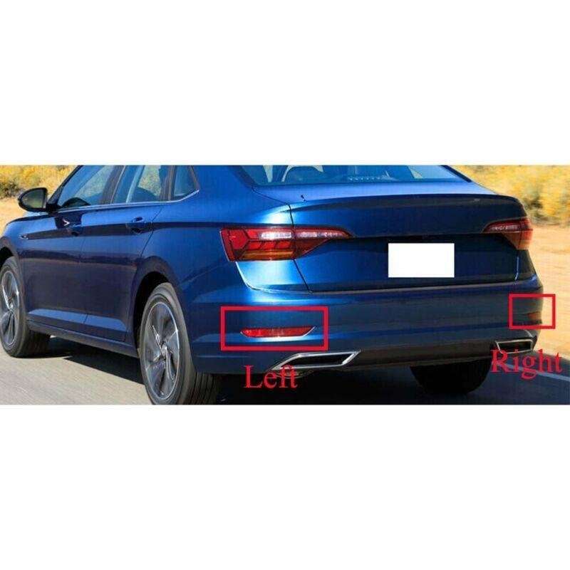 Fits For VW Jetta 2019-2021 1 Pair Rear Bumper Reflector Light Brake Lamp