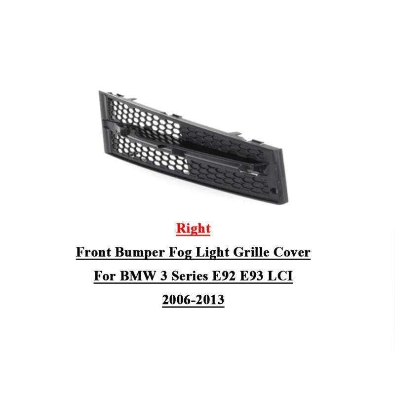 Front Bumper Fog Light Grille Cover For BMW 3 Series E92 E93 LCI 2006-2013 Right