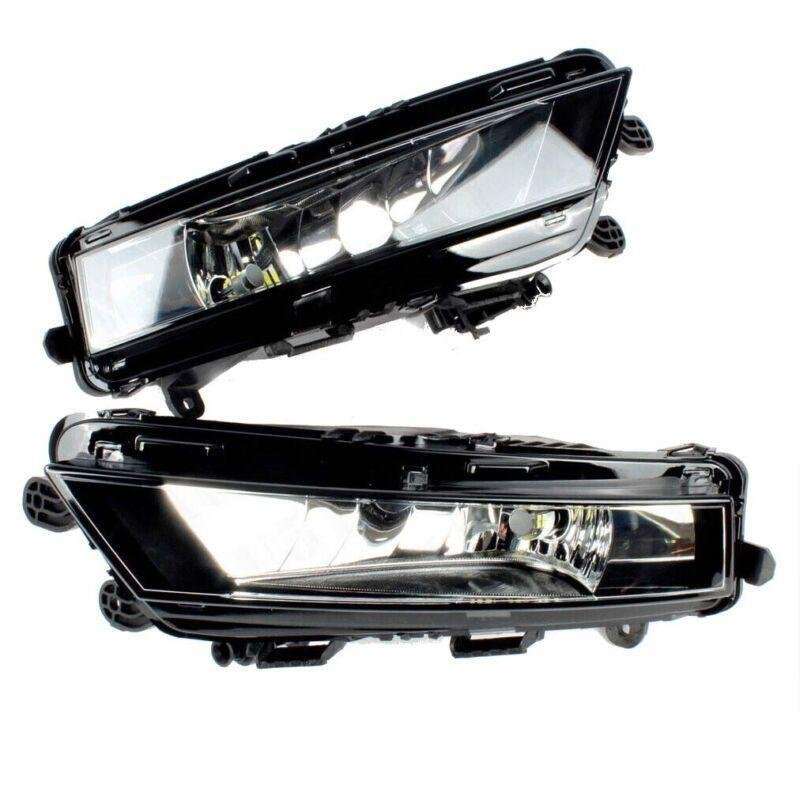 Front Bumper Fog Lights Driving LED Lamp For Skdoa Octavia 2017 Pair LH&amp;RH Side