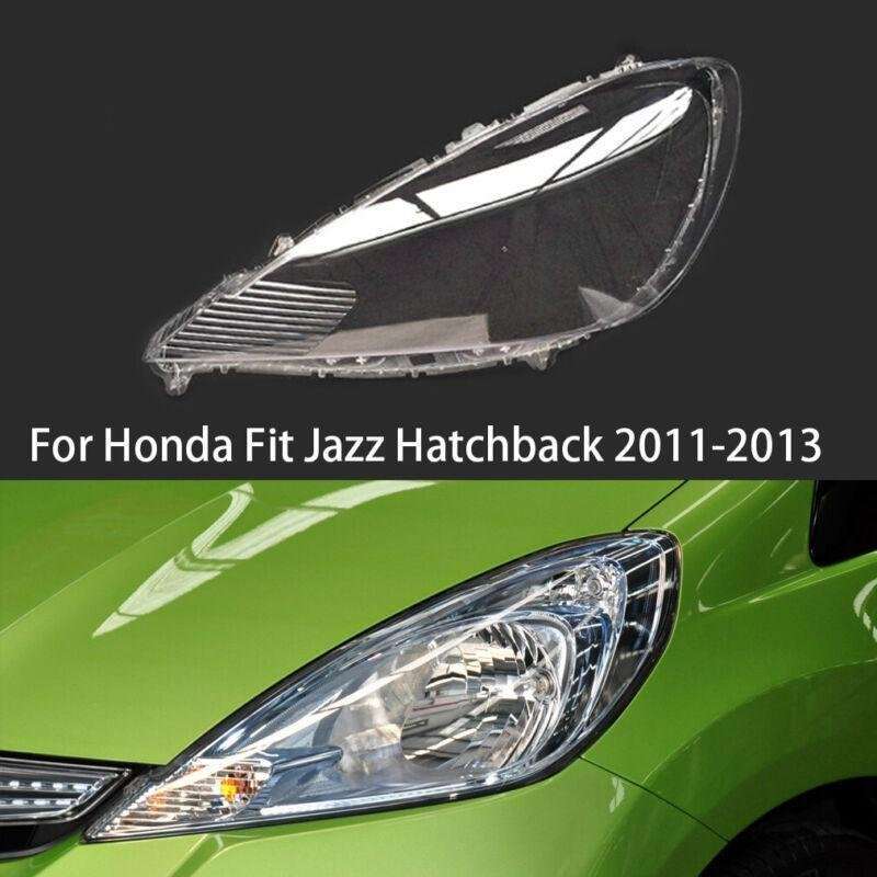 For Honda Fit Jazz Hatchback 2011-2013 Left and Right Front Headlight Lens Lamp Shell