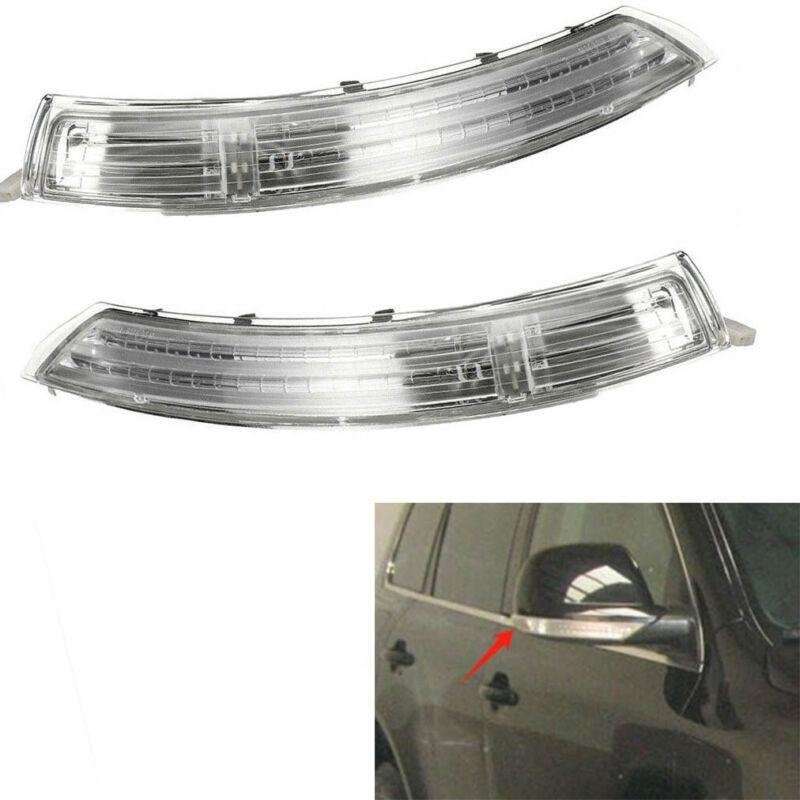 Pair LED Mirror Turn Signal Indicator Light For VW Touareg 2007-2010