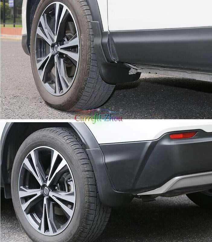4pcs Splash Guard Mud Guards Mud Flaps For 2017-2021 Nissan Rogue Sport Qashqai