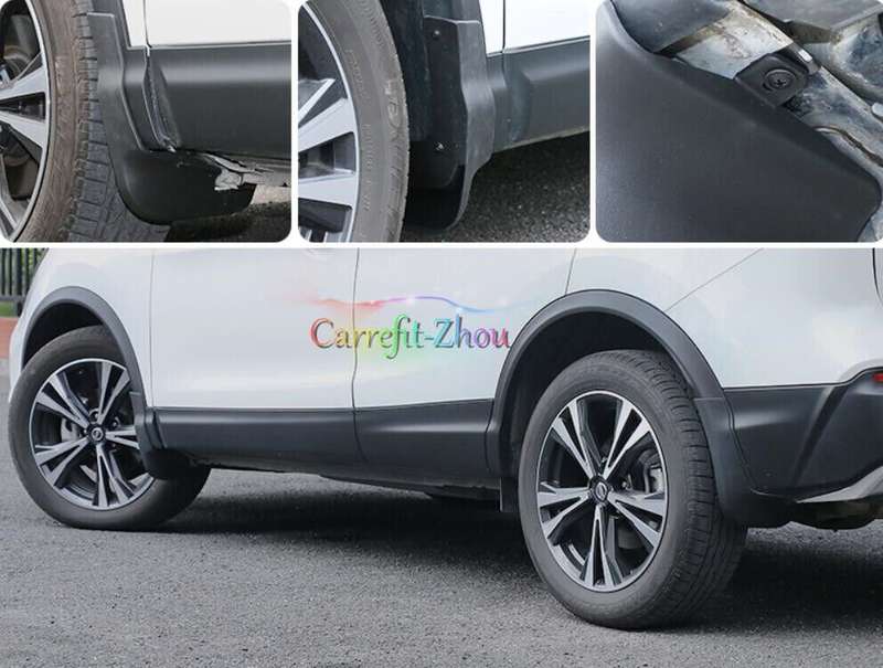4pcs Splash Guard Mud Guards Mud Flaps For 2017-2021 Nissan Rogue Sport Qashqai