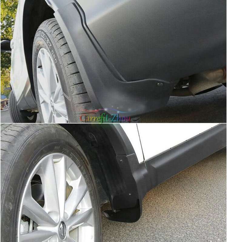 4pcs Splash Guard Mud Guards Mud Flaps For 2017-2021 Nissan Rogue Sport Qashqai