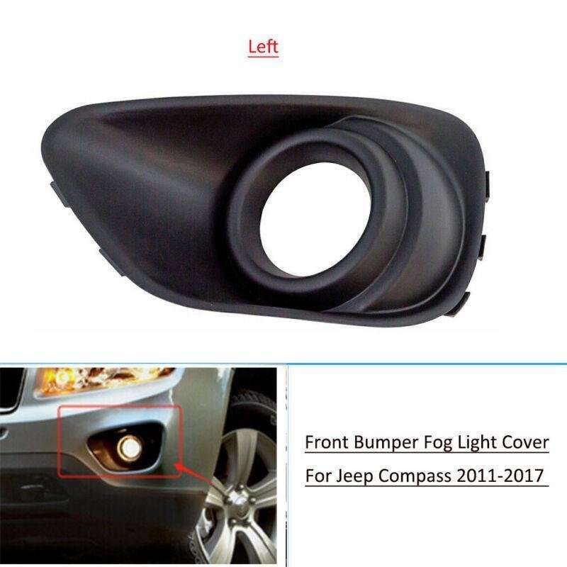 Front Bumper Left Fog Light Lamp Trim Cover Bezel For Jeep Compass 2011-2017
