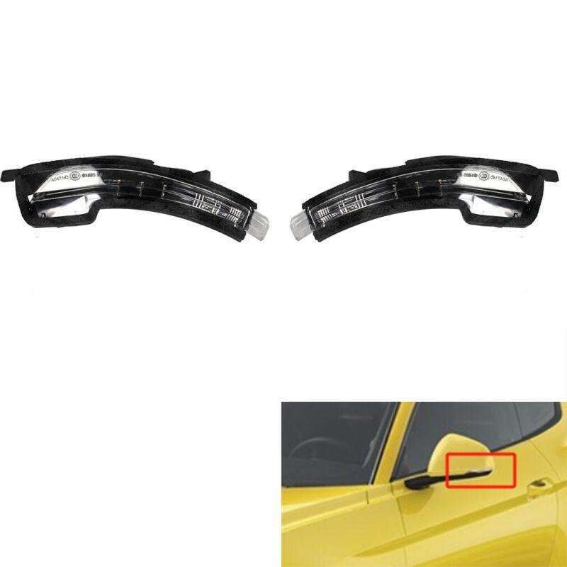 Rearview Mirror Turn Signal Light Indicator For Ford Mustang 2015-2019 Pair