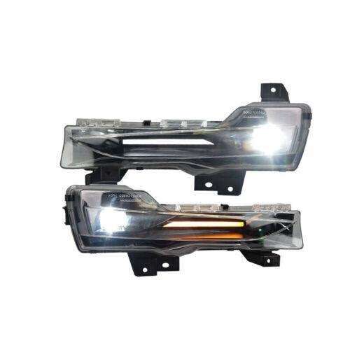 LED Daytime Running Light Fog Lamp With Turn Signal For Tesla Model 3 2017-2021