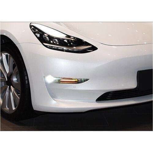 LED Daytime Running Light Fog Lamp With Turn Signal For Tesla Model 3 2017-2021