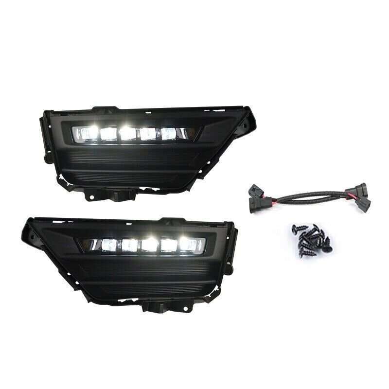 LED DRL DRIVING FOG LIGHT LAMP WHITE COLOR W/SWITCH FOR HONDA CRV CR-V 2020-2022