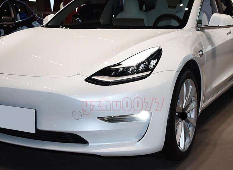 For 2017-2021 Tesla Model 3 LED Driving Lights Turn Signal Lights Fog Lights 2PC