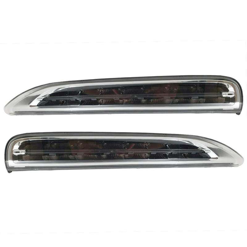 Pair Front Bumper Daytime Run Light Lamp LED DRL Fit For Porsche Cayenne 2011-14