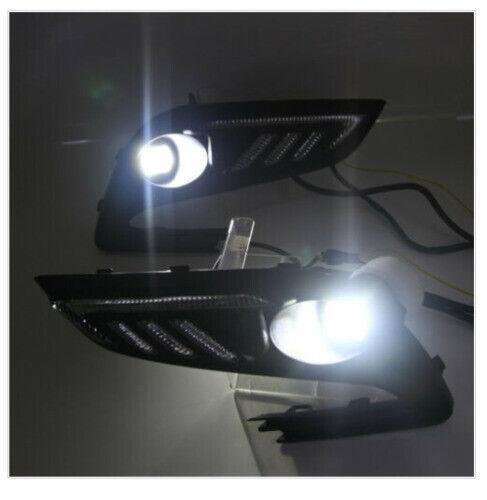 LED Daytime Running Light DRL Front Fog Light Cover For Buick Encore 2017-2022