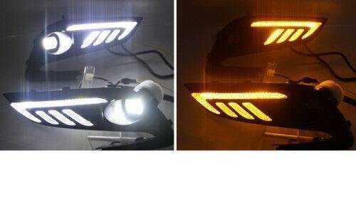 LED Daytime Running Light DRL Front Fog Light Cover For Buick Encore 2017-2022