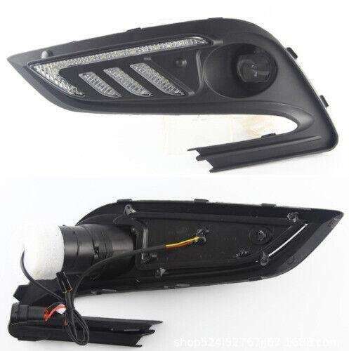 LED Daytime Running Light DRL Front Fog Light Cover For Buick Encore 2017-2022