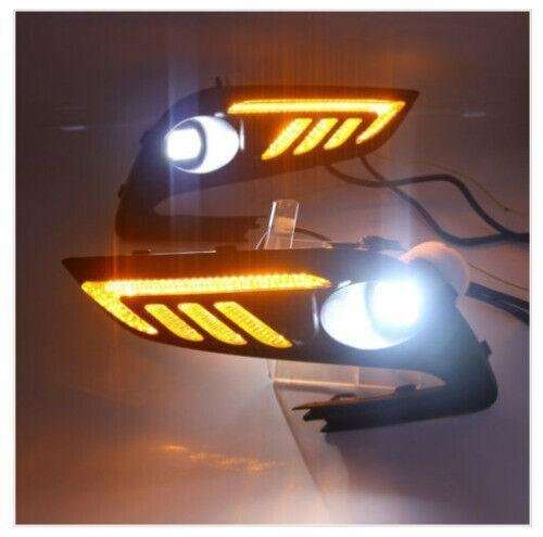 LED Daytime Running Light DRL Front Fog Light Cover For Buick Encore 2017-2022