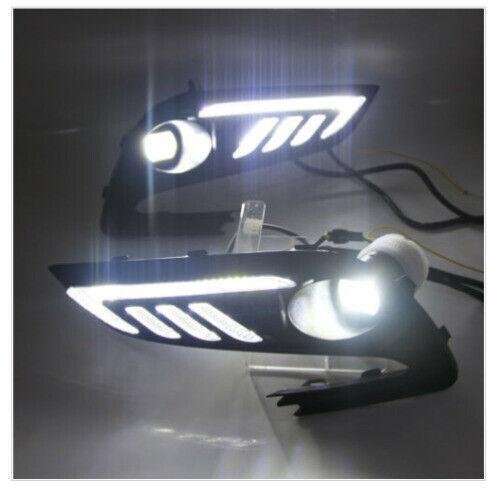 LED Daytime Running Light DRL Front Fog Light Cover For Buick Encore 2017-2022