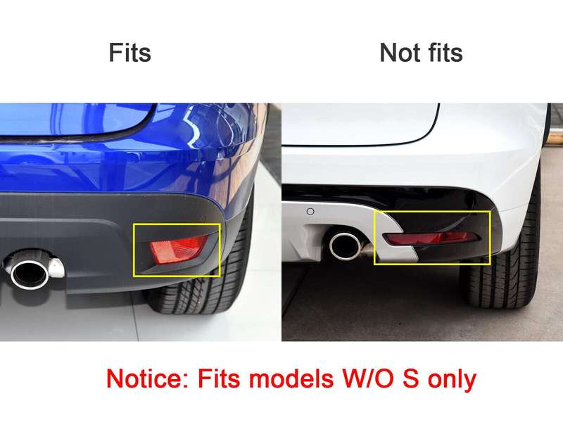 RH Rear Bumper Right Side Fog Light Reflector Lamp Fit For Jaguar F-Pace 2017-19
