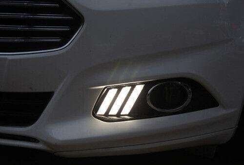 For Ford Mondeo Fusion 2013-2016 Front Bumper Fog Light Assembly LED Fog Lamp