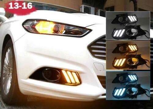 For Ford Mondeo Fusion 2013-2016 Front Bumper Fog Light Assembly LED Fog Lamp