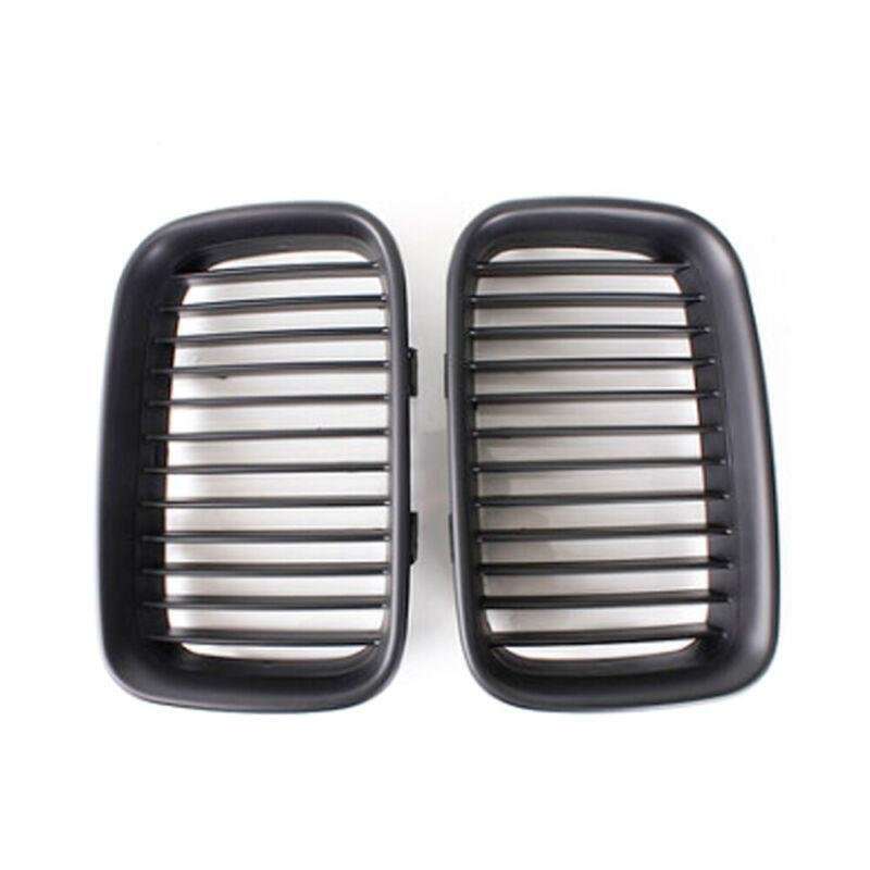 2X/Set Matte Black Front Grille fit for BMW 3 Series E36 1992 - 1996 Mesh Grill