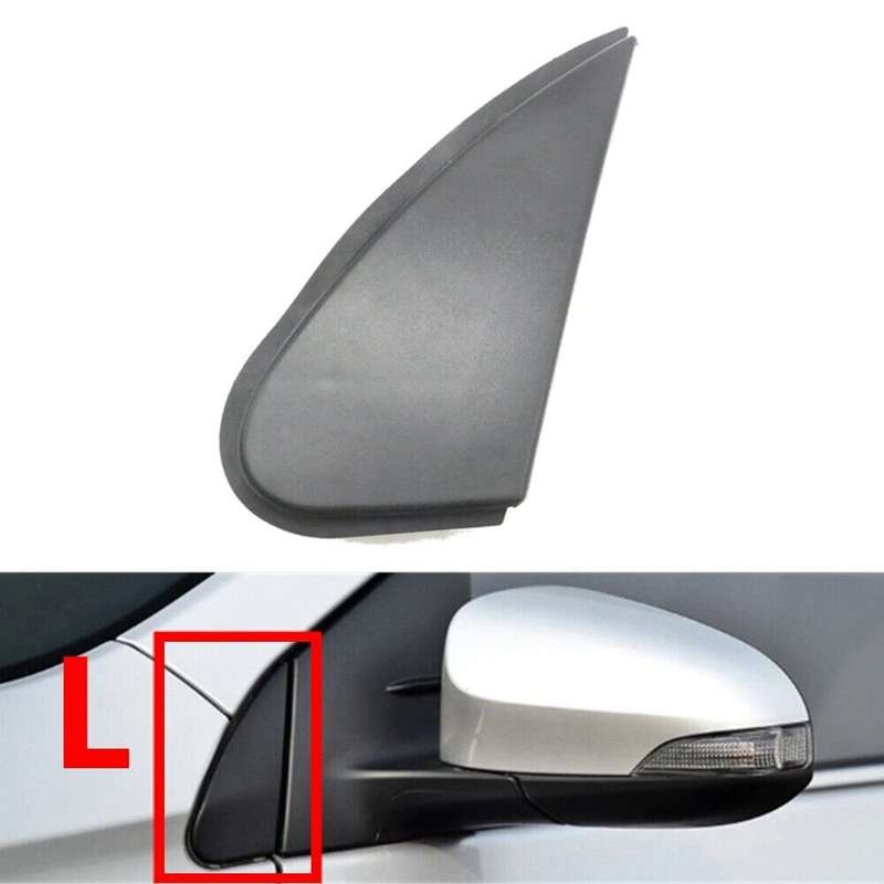 Left Side Mirror Fender Corner Triangle Cover Trim For Toyota Corolla 2014-2018