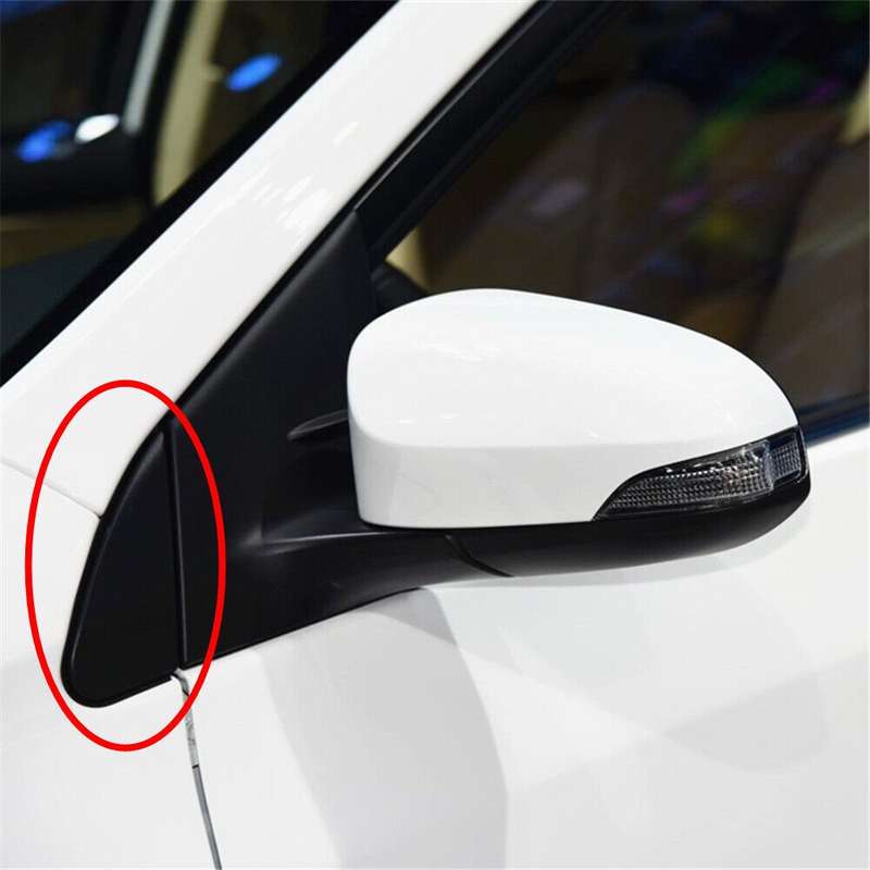 Left Side Mirror Fender Corner Triangle Cover Trim For Toyota Corolla 2014-2018