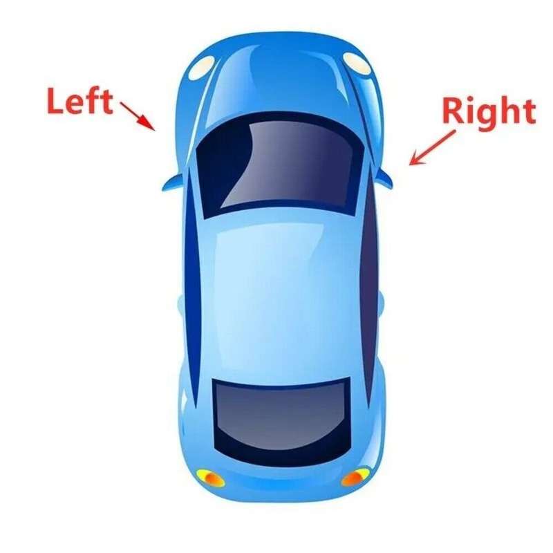 Left Side Rear View Mirror Lens Heating Glass For Renault Koleos 2012-2016