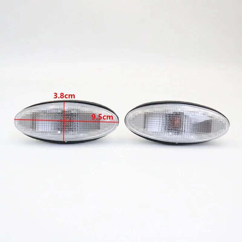 Pair Side Fender Marker Lamp Light For MAZDA 323 626 MPV Premacy Protege MX-6