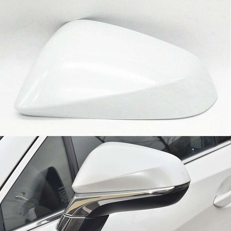 Left White Rearview Mirror Shell Cover Cap For Lexus NX300 NX200t RX350 RX450h