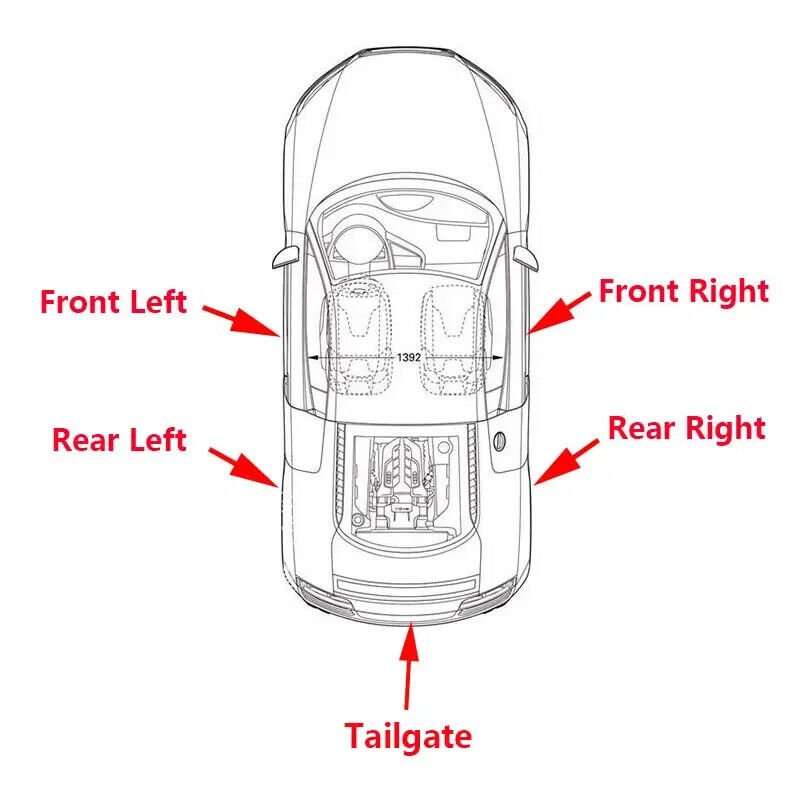 Rear Tailgate Trunk Door Lock Hatch Back Latch For Toyota Prado 120 LC120 03-09