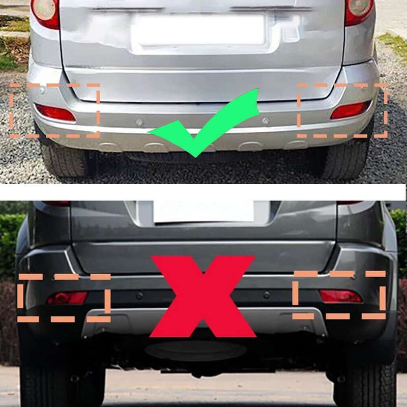 Right Rear Tailgate Bumper Warning Lamp LED Fog Light For Great Wall X240 2011-