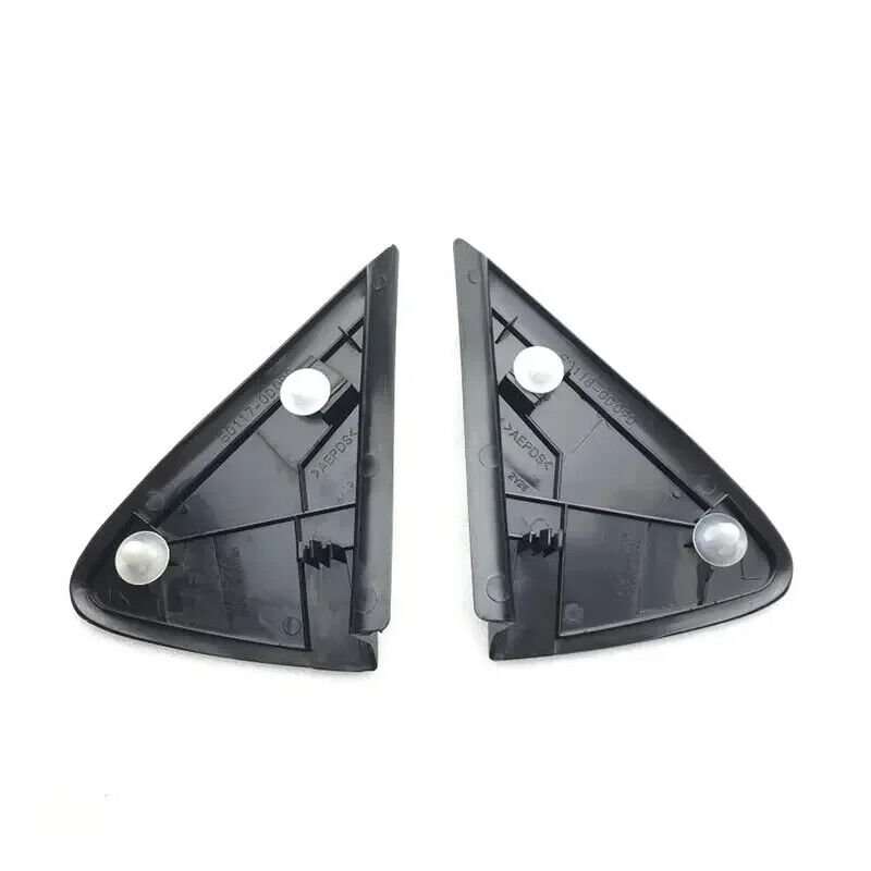 Pair Mirror Corner Triangle Garnish Cover Panel Plate Trim For Toyota Vios 08-13