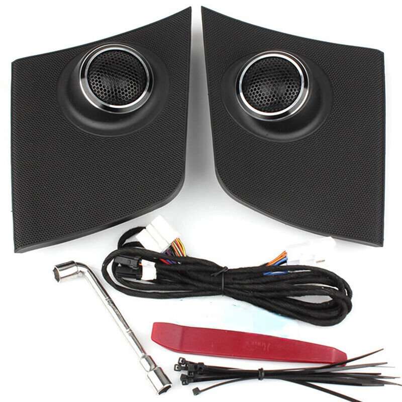 Dashboard Audio Speaker Tweeter Cover Trim With Wire For Toyota Camry XV70 19-21