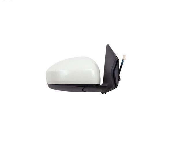 Side View Mirror Assembly 3 Pins White Right Side For 2011-2015 Nissan Tiida