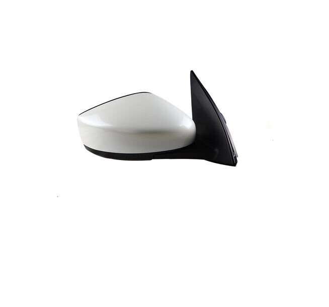 Side View Mirror Assembly 3 Pins White Right Side For 2015-2019 Nissan Sylphy