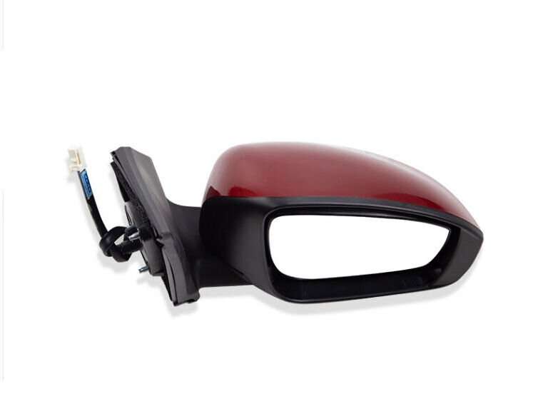 Side View Mirror Assembly 5 Pins Red Right Side New For 2011-2015 Nissan Tiida