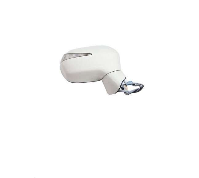 Side View Mirror Assembly 5 Pins White Right Side For 2006-2011 Honda Civic