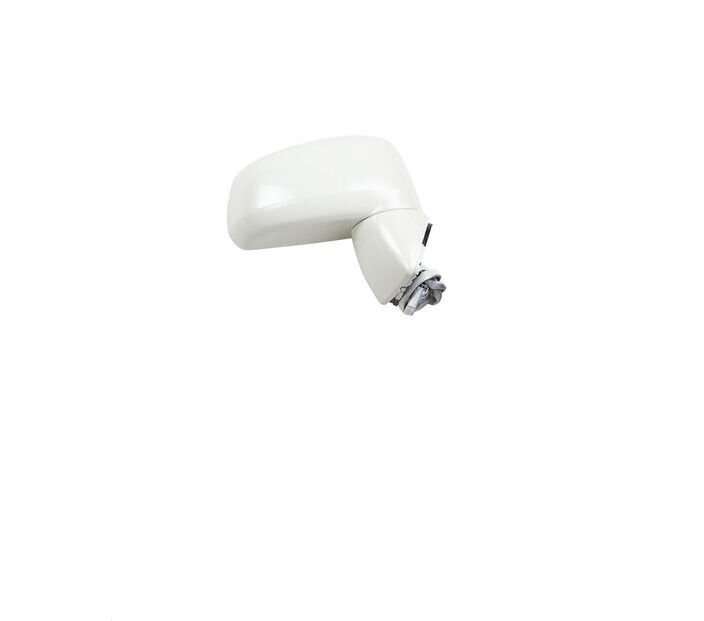 Side View Mirror Assembly 5 Pins White Right Side For 2005-2010 Nissan Tiida