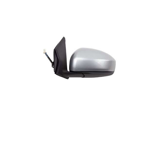 Side View Mirror Assembly 3 Pins Silver Left Side For 2011-2015 Nissan Tiida