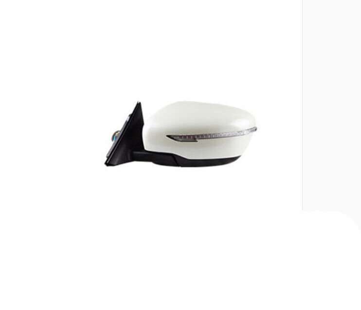Side View Mirror Assembly 7 Pins White Left Side For 14-19 Nissan X-trail Rogue