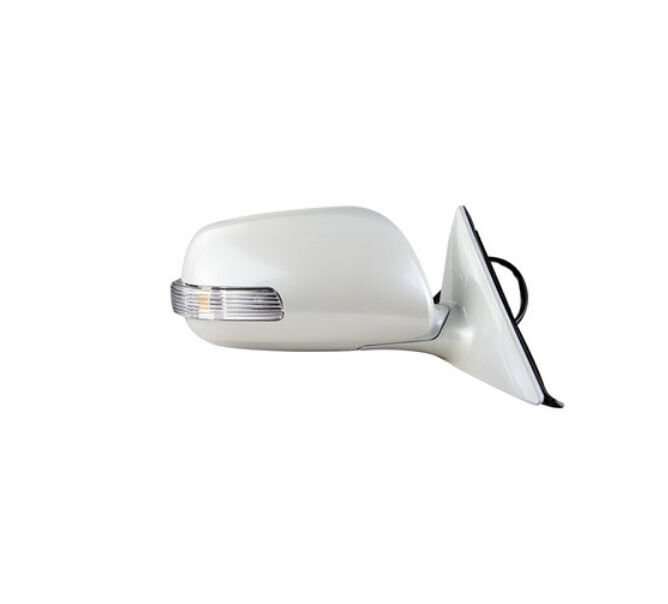 Side View Mirror Assembly 7 Pins White Right Side For 2006-2011 Toyota Camry