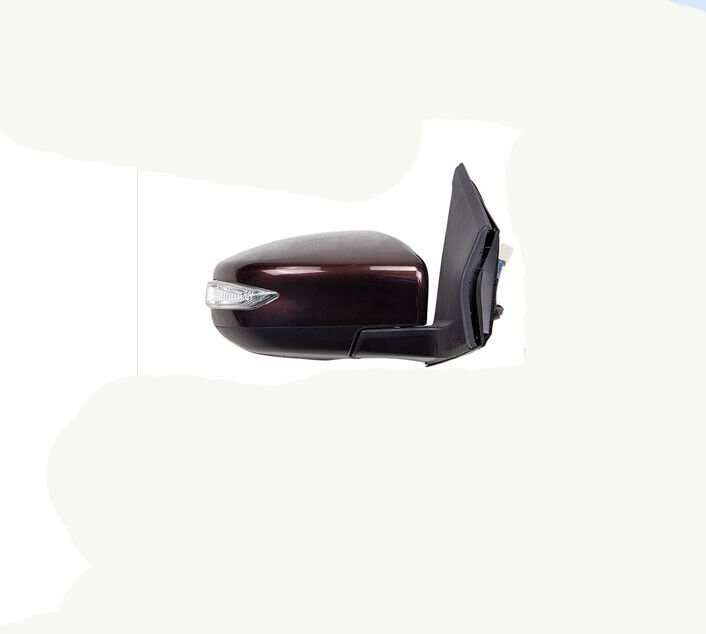 Side View Mirror Assembly 7 Pins Brownish Right Side For 2016-2019 Nissan Tiida