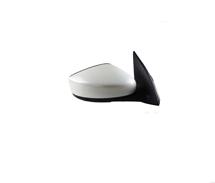 Side View Mirror Assembly 7 Pins White Right Side For 2015-2019 Nissan Sylphy
