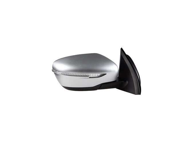 Side View Mirror Assembly 5 Pins Silver Right Side For 2015-2022 Nissan Qashqai